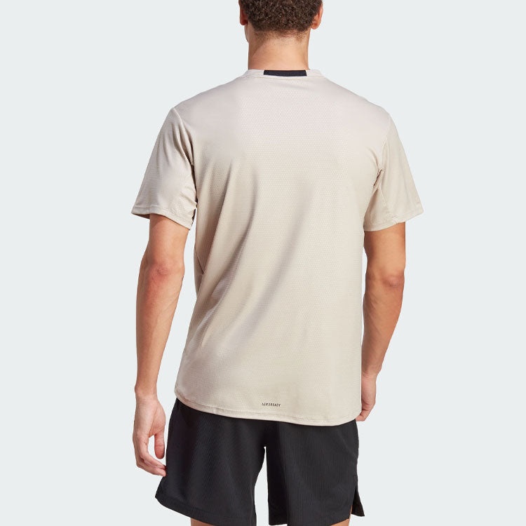 adidas D4T Strength Workout T-Shirt 'Wonder Beige' HY0774 - 3