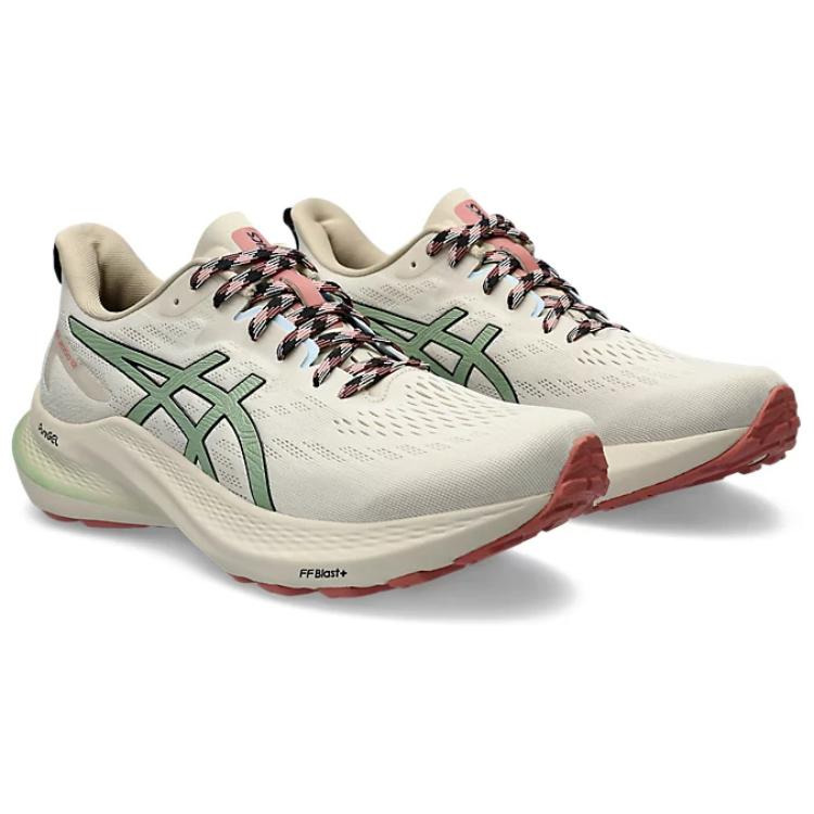 (WMNS) ASICS GT-2000 12 TR 'Nature Bathing Cream Green' 1012B587-250 - 3