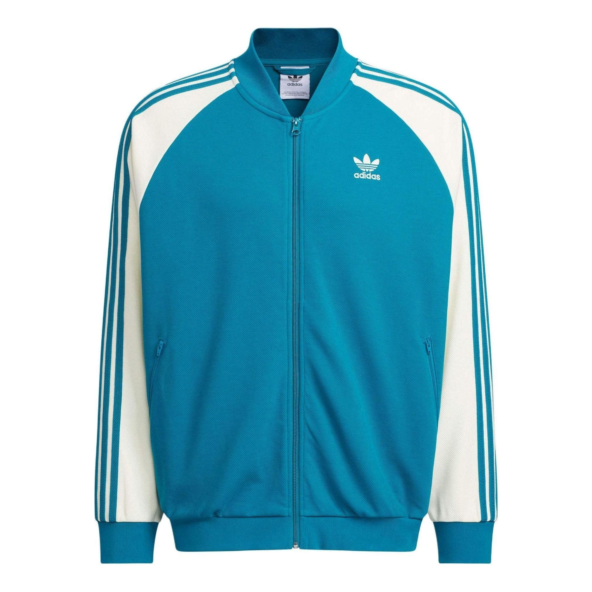 adidas Originals Dkn Sst Jacket Asia Sizing 'Blue White' IX4241 - 1