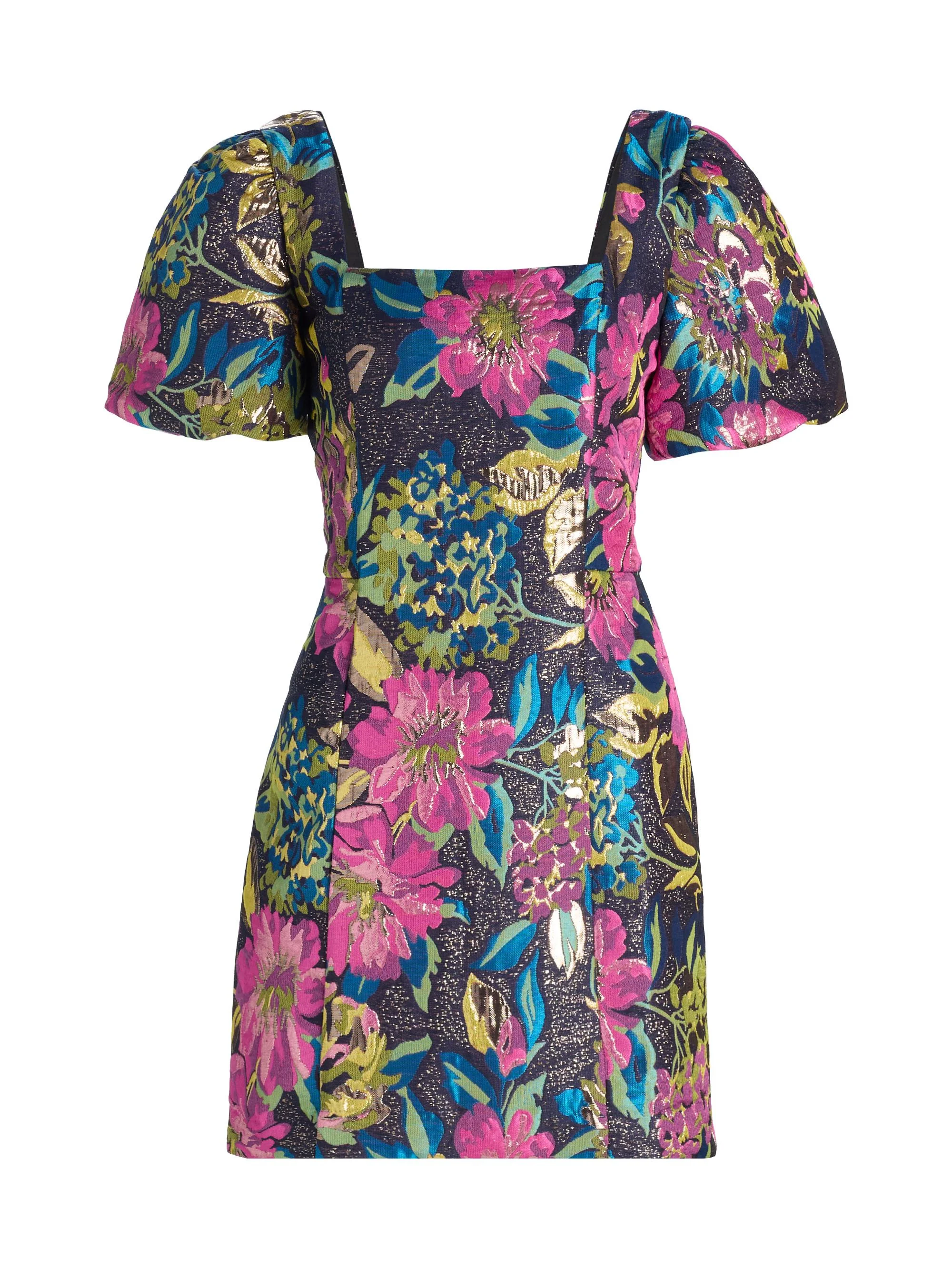 Women's Booker Brocade Floral Minidress - Multi Canopy Blooms - 1