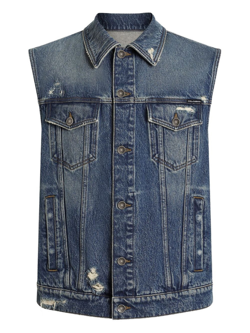 denim corduroy gilet 1