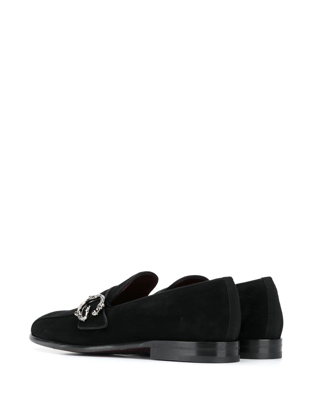 Leonardo velvet loafers - 3