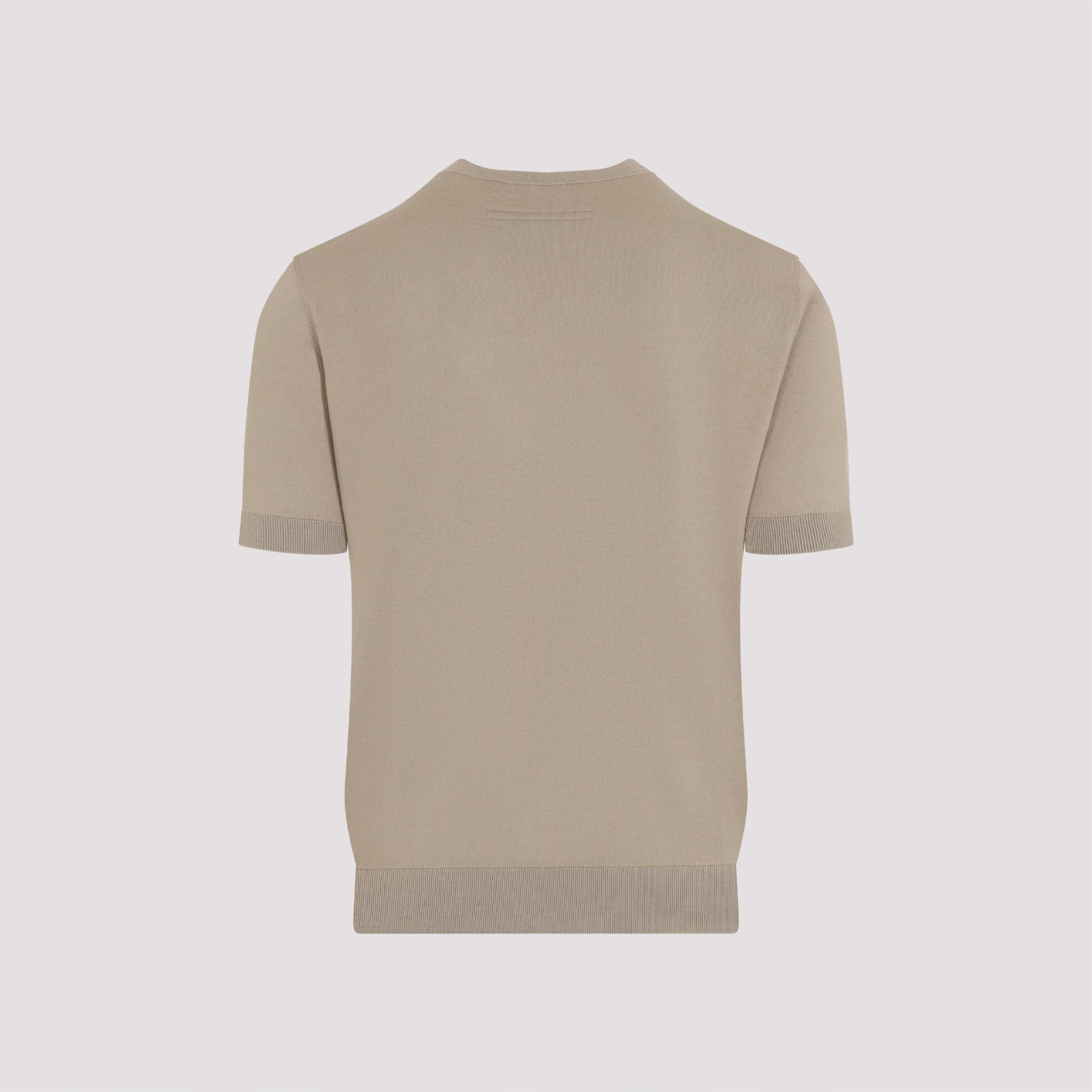 Ermenegildo Zegna｜SHORT-SLEEVED ROUND NECK T-SHIRTS (PU Zegna short-sleeved stretch-modal T-shirt | Black | FARFETCH