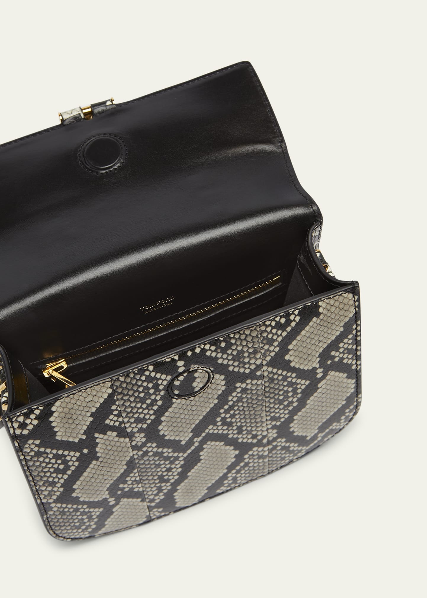 Tara Mini Crossbody Bag in Python-Printed Leather - 4
