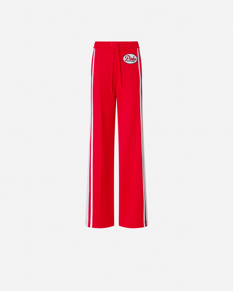 PINKO GARAGE SPORTS TROUSERS WITH SIDE STRIPE 1