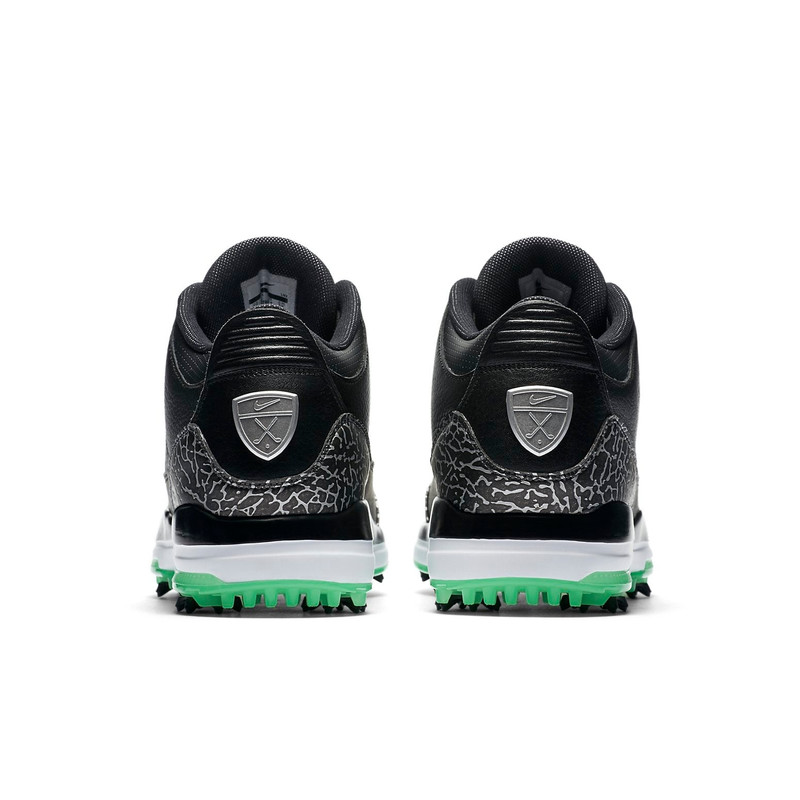 Jordan Air Jordan 3 Retro Golf 'Black Green Glow' AJ3783-001 outlook