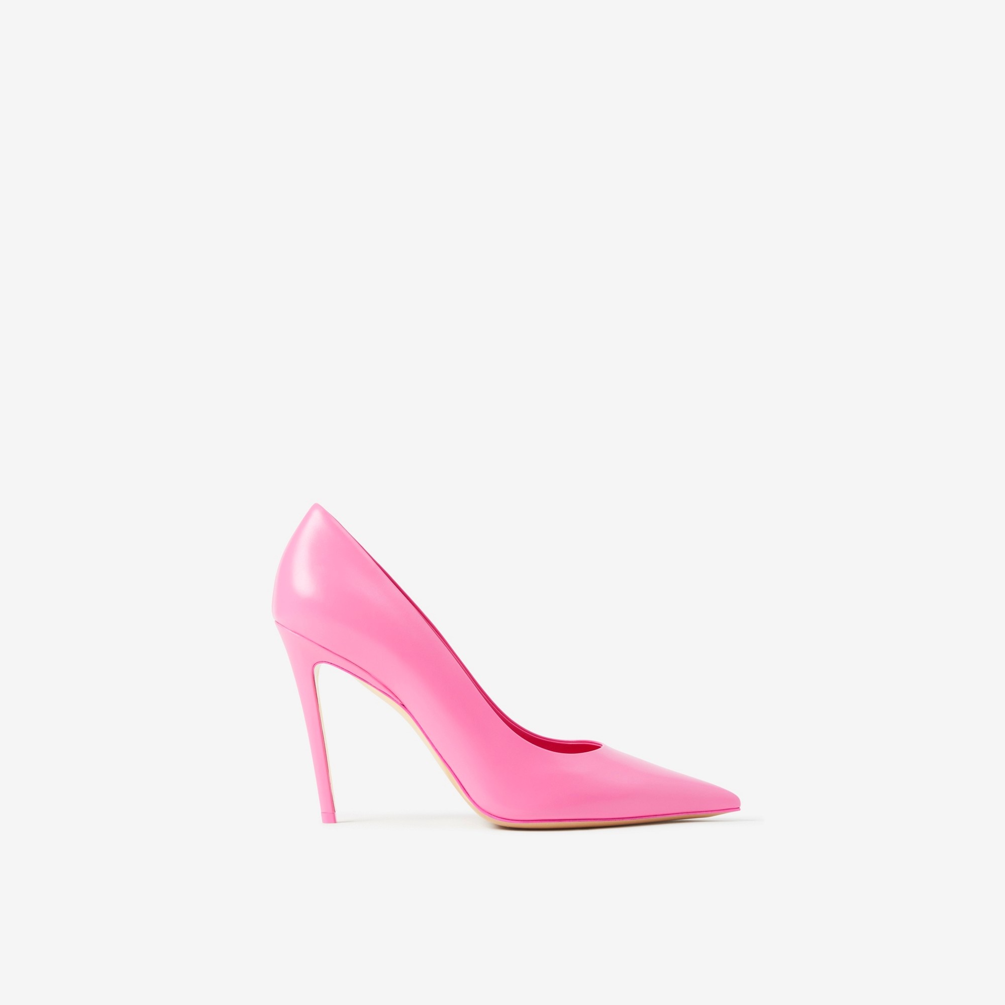 Leather Point-toe Pumps - 1