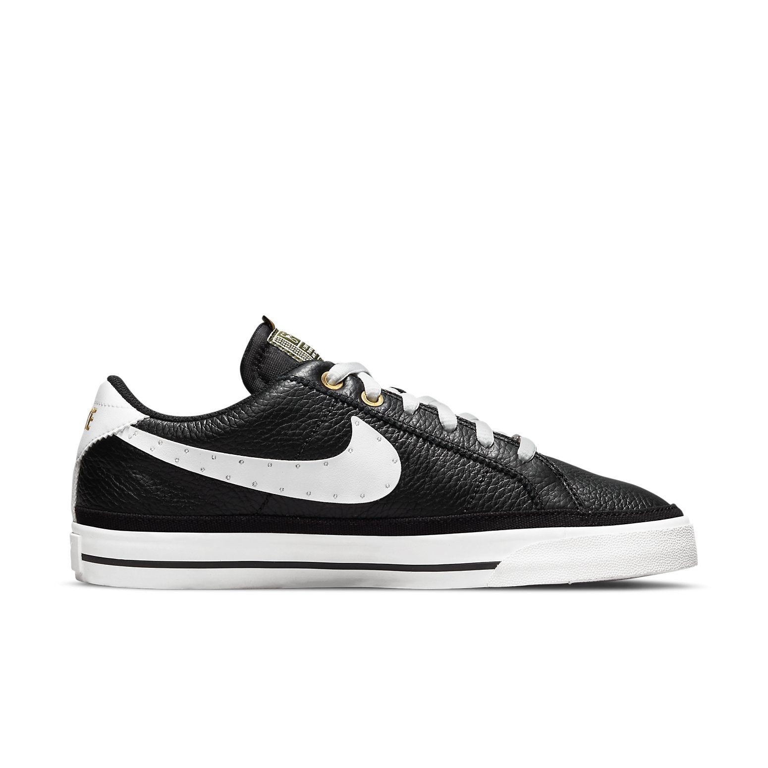 (WMNS) Nike Serena Williams Design Crew x Court Legacy 'Black Metallic Gold' DJ1454-001 - 2