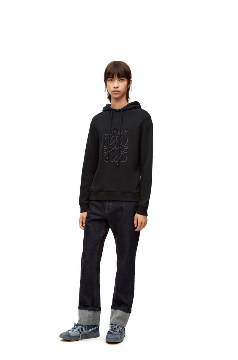 Loewe LOEWE Anagram regular fit hoodie in cotton outlook