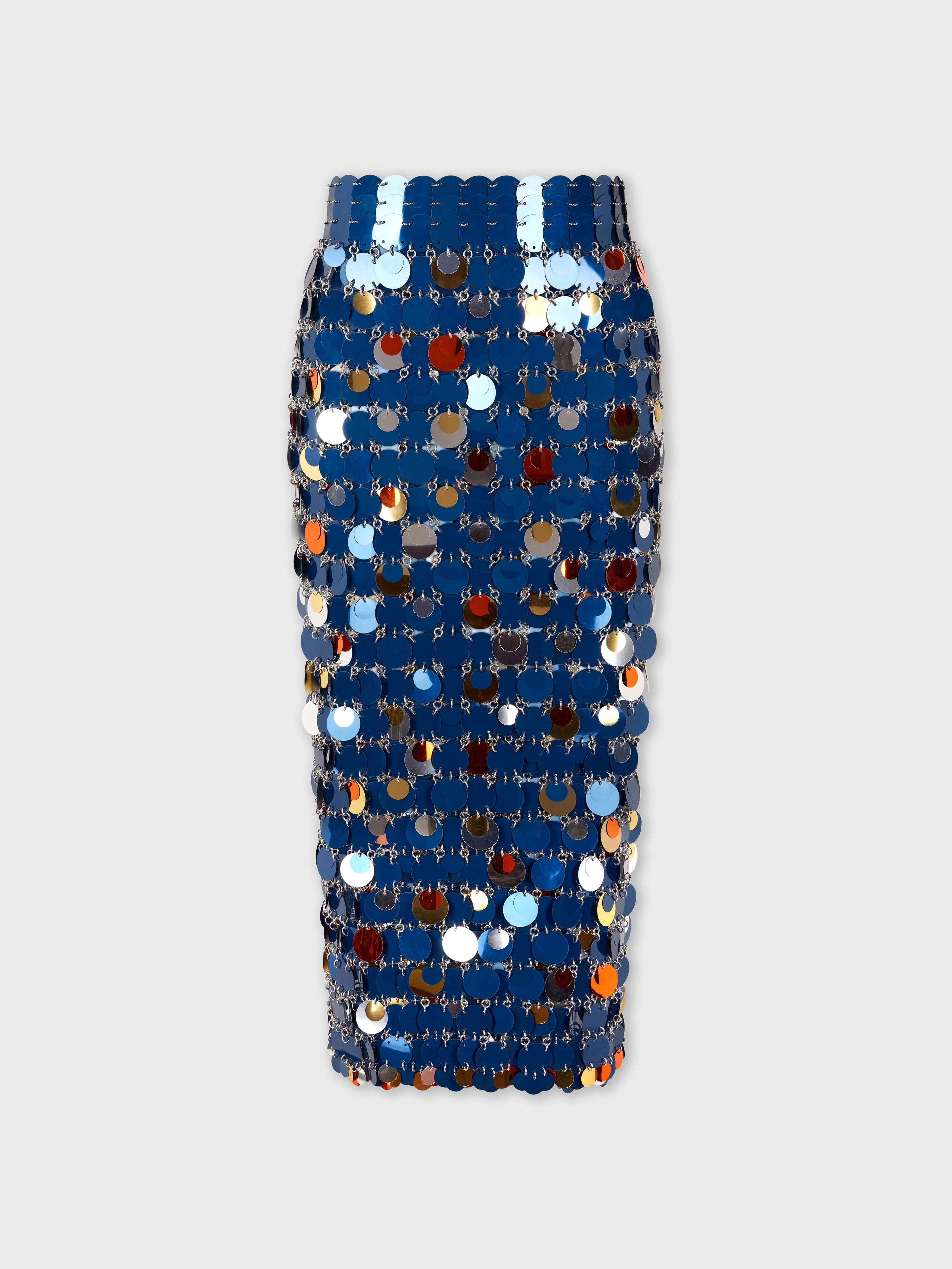 BLUE LONG SKIRT WITH SPARKLES ASSEMBLY - 7
