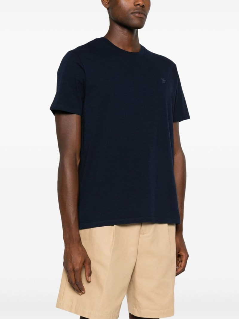 Pegaso-embroidered cotton T-shirt 3