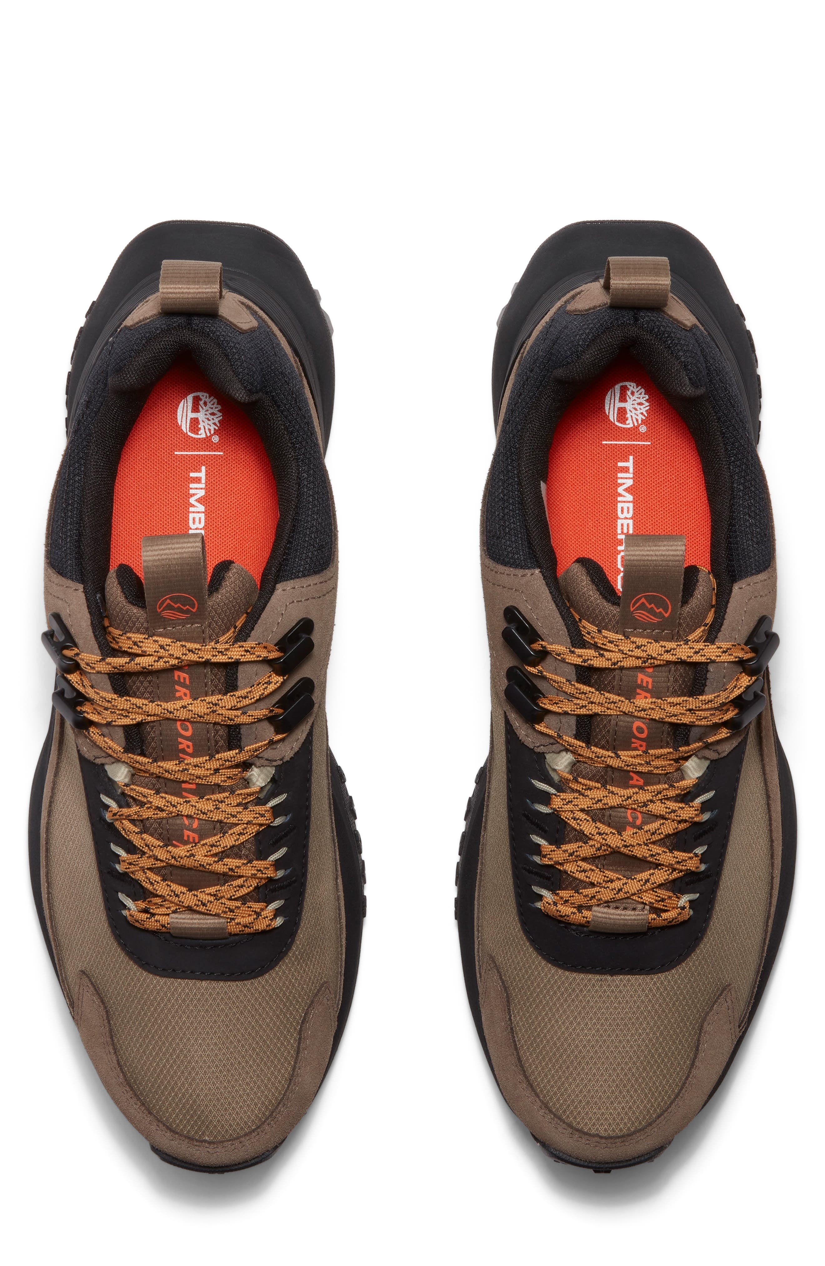 Timberland Motion Access Waterproof Sneaker in Beige Mesh/Mid Brown at Nordstrom - 4