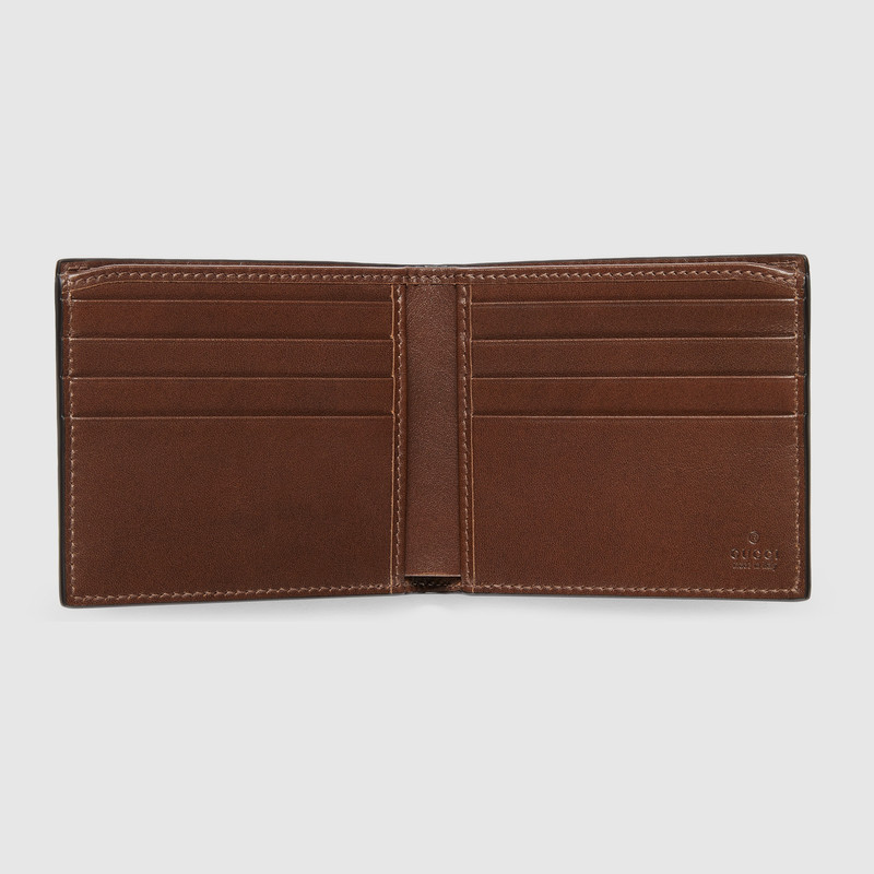 GUCCI GG Emblem bi-fold wallet outlook