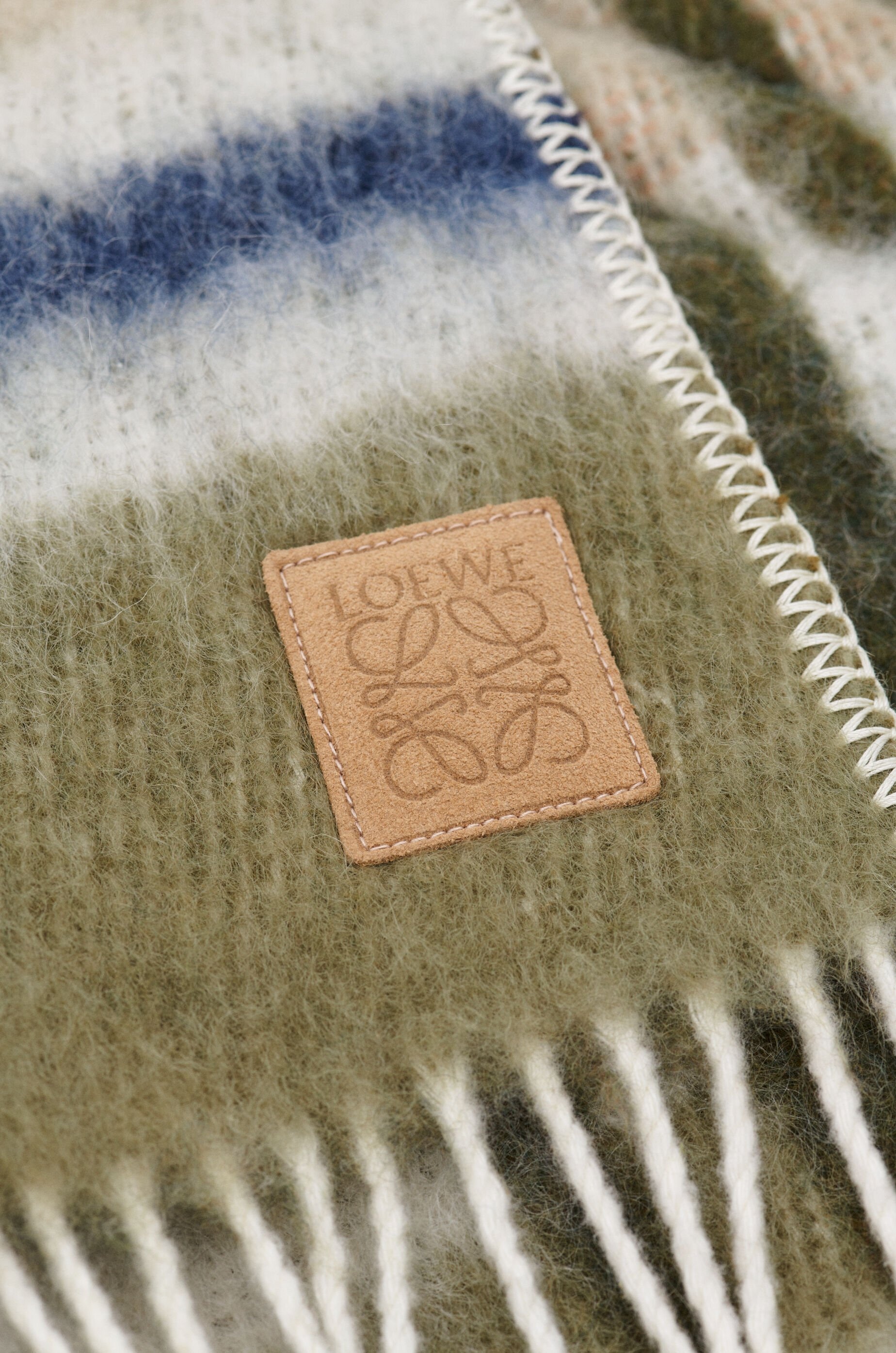 Hooded scarf coat in wool and mohair blend - 6
