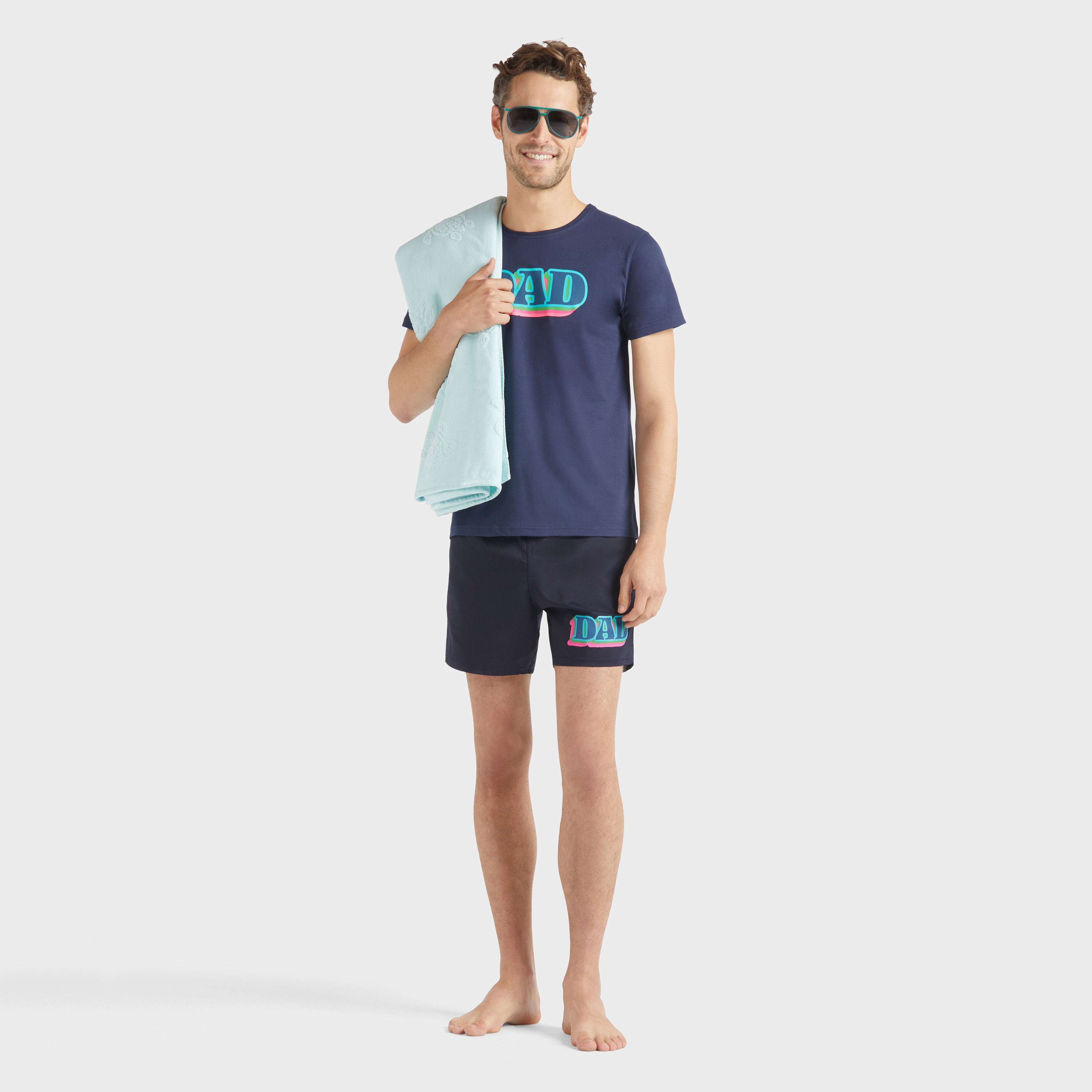 Men Stretch Short Swim shorts Dad and Son - 5
