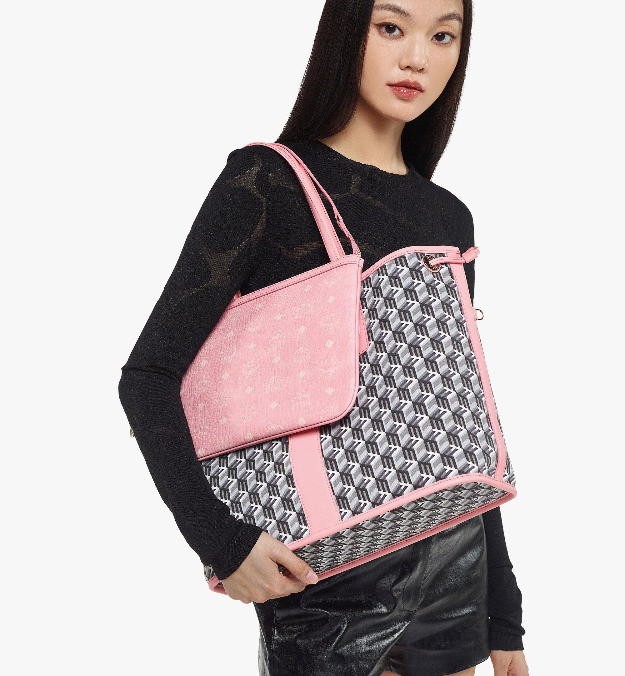 Small Reversible Liz Shopper in Visetos Pink