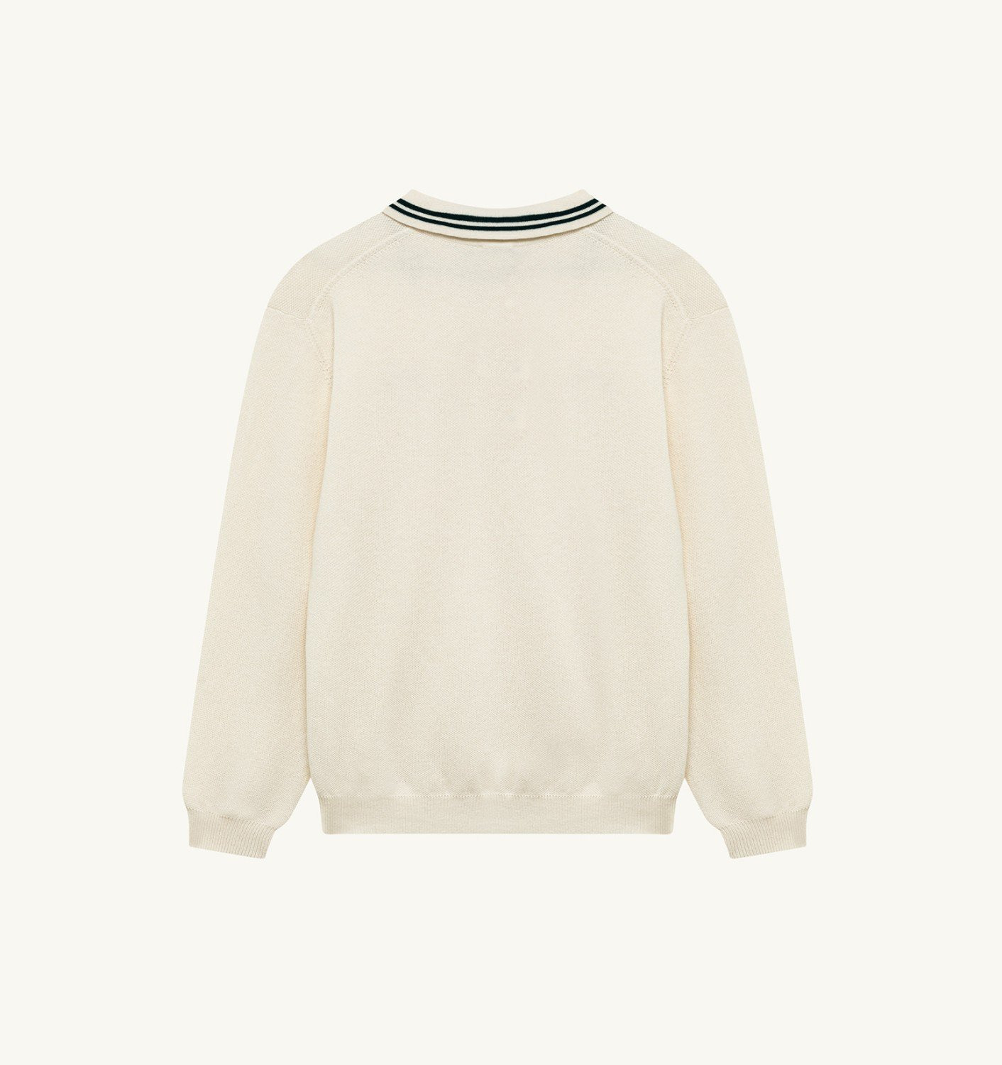 UNISEX KNIT WOOL POLO - 4