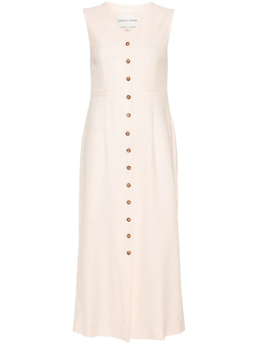 Loulou Studio LOULOU STUDIO LONG BUTTONED DRESS CLOTHING - 1