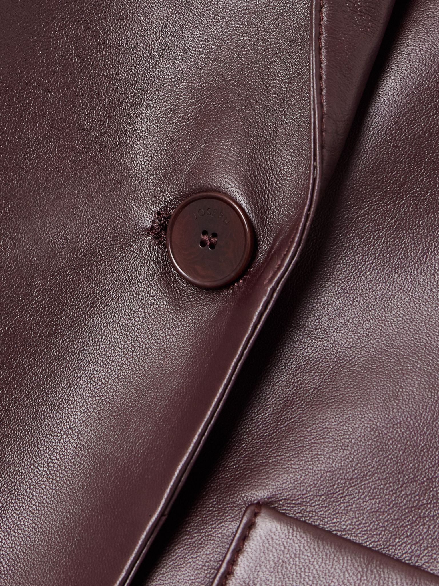 Glenview leather blazer Plum - 4