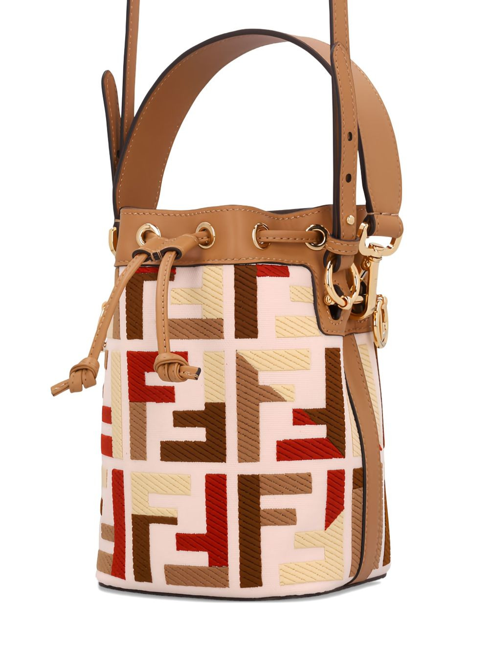 mini Mon Tresor FF-motif bucket bag - 3