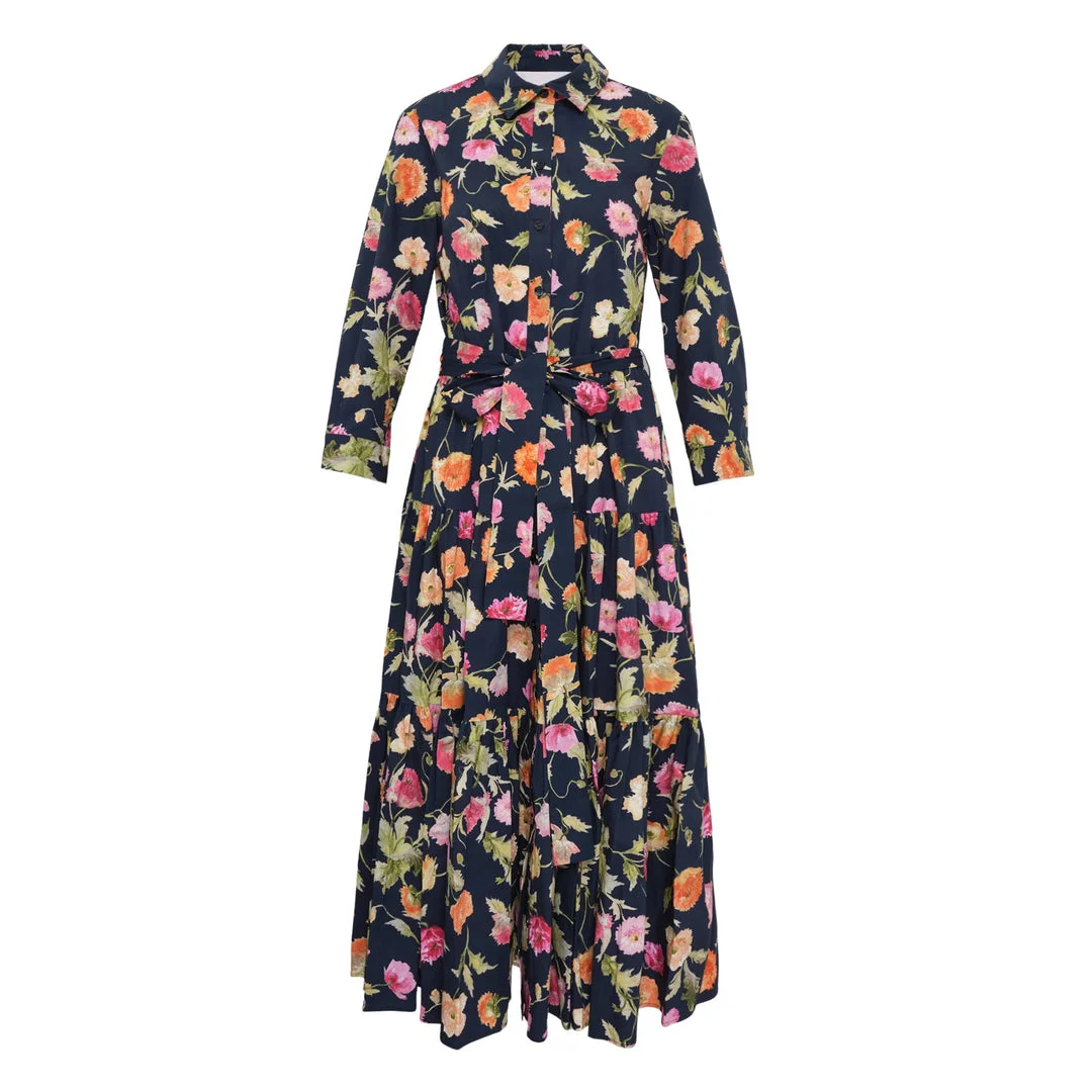 Tiered Shirt Dress - 1