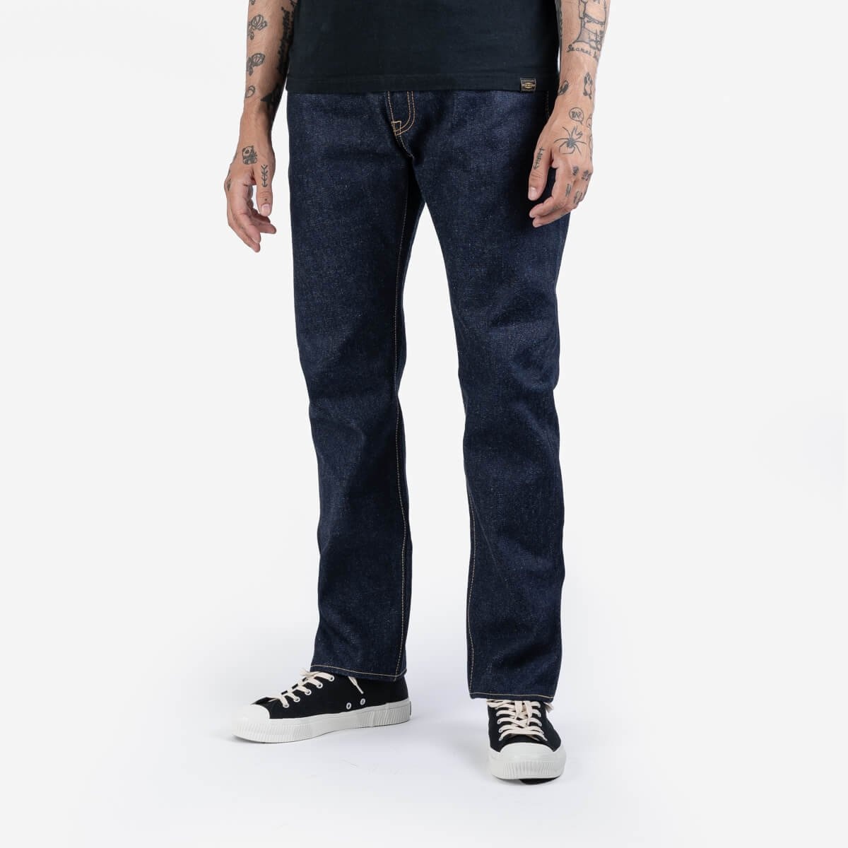 IH-777S-UHR 21/23oz Ultra Heavy Raw Selvedge Denim Slim Tapered Cut Jeans - Indigo - 2