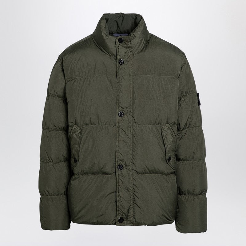 Stone Island Musk Down Jacket With Compass Logo Men - 1