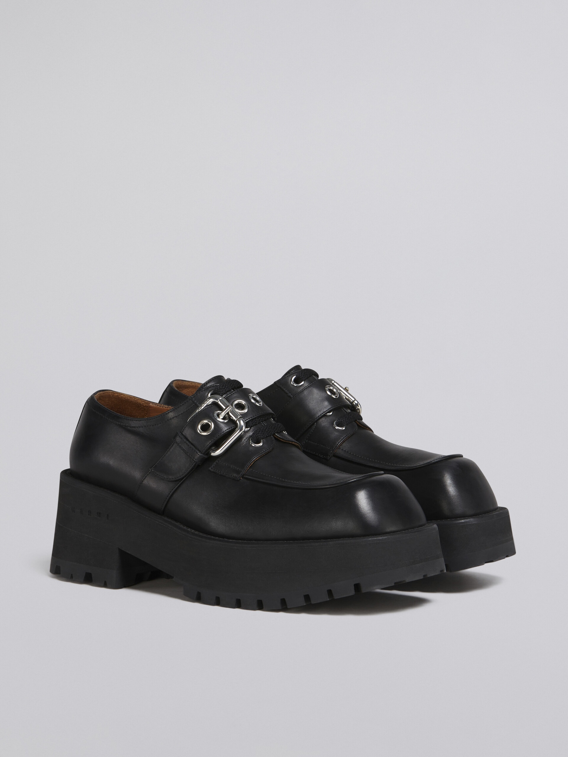 BLACK SOFT CALF LEATHER MOCCASIN - 2