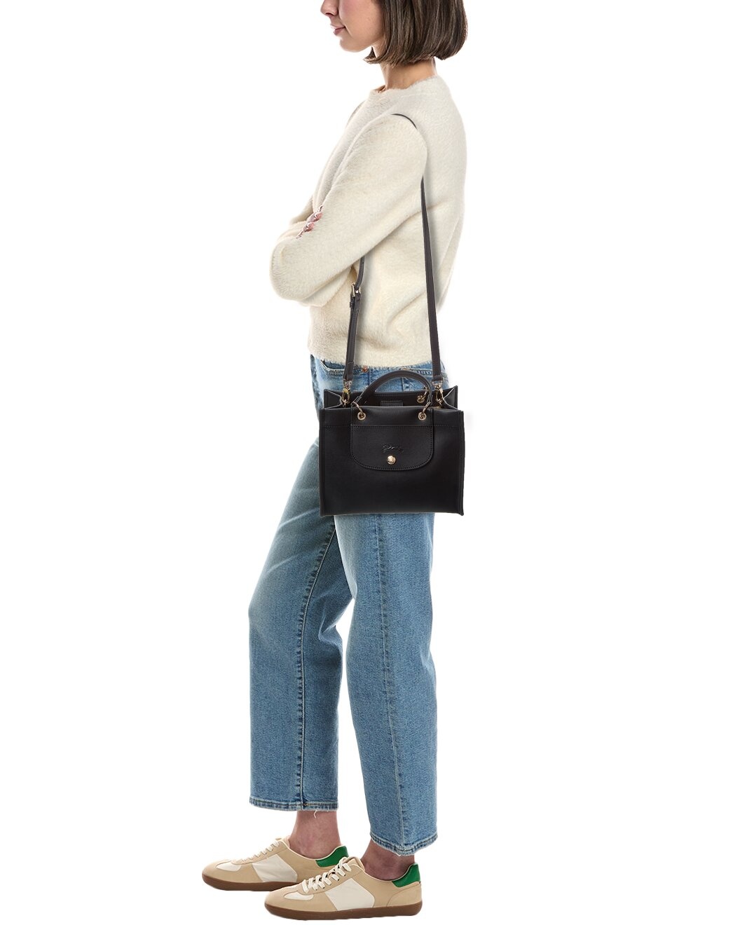 Longchamp Cabas Small Leather Handbag - 4