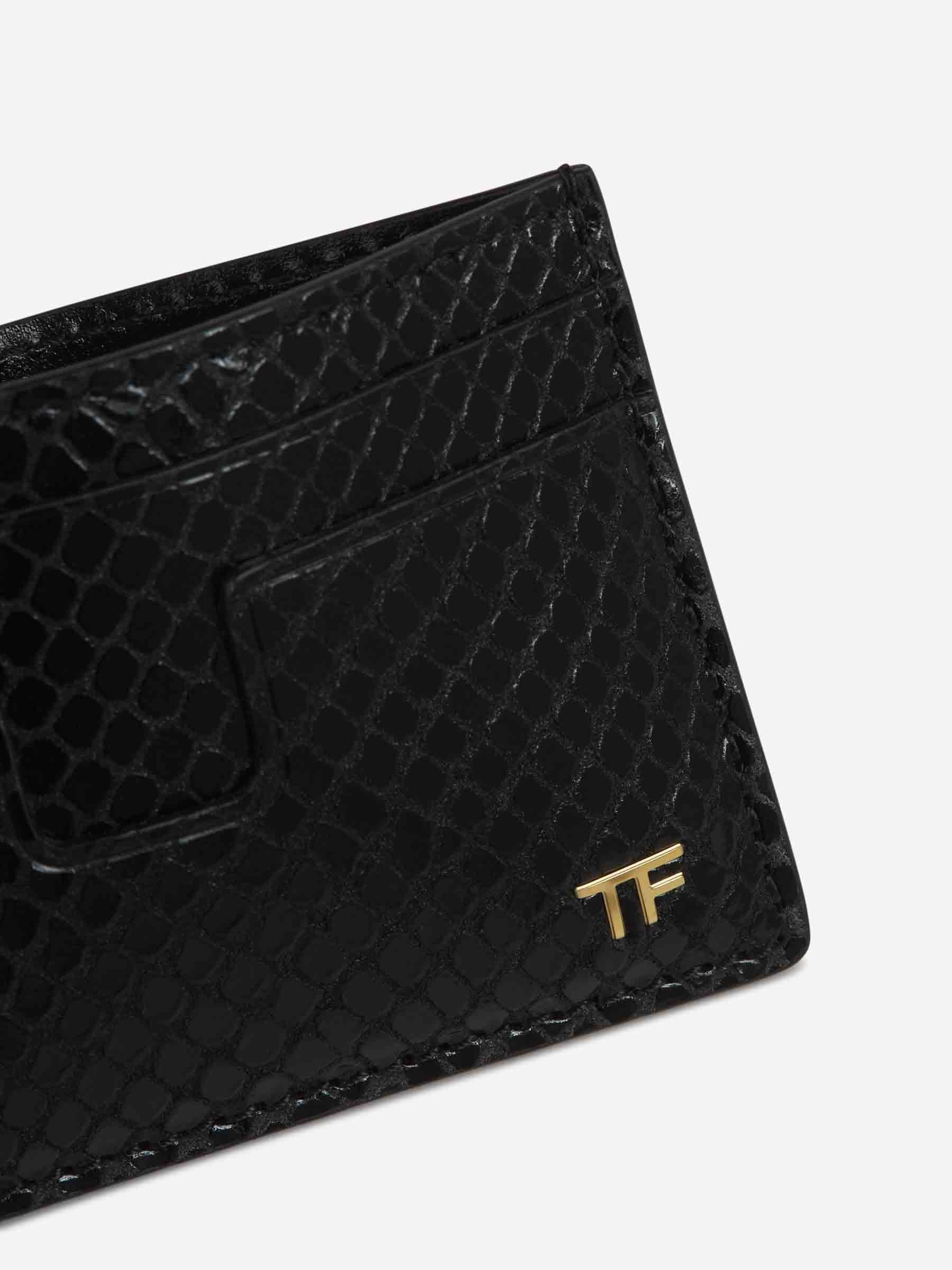 LEATHER LOGO CARD HOLDER - 4