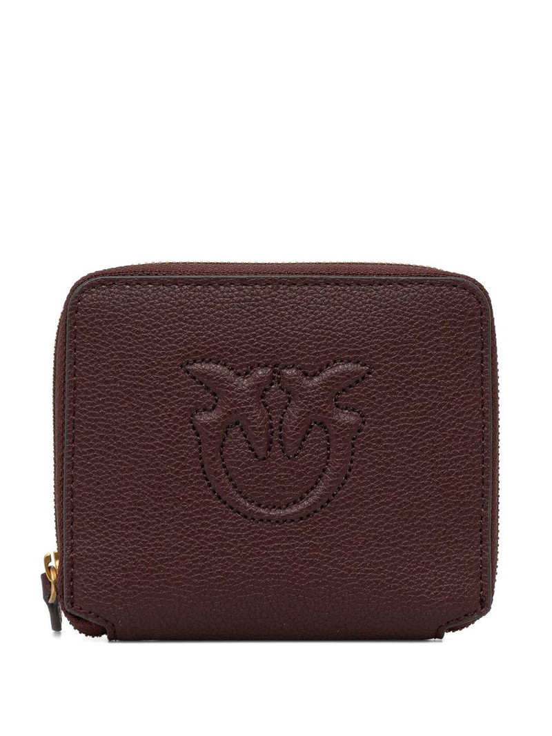 small square leather wallet 1