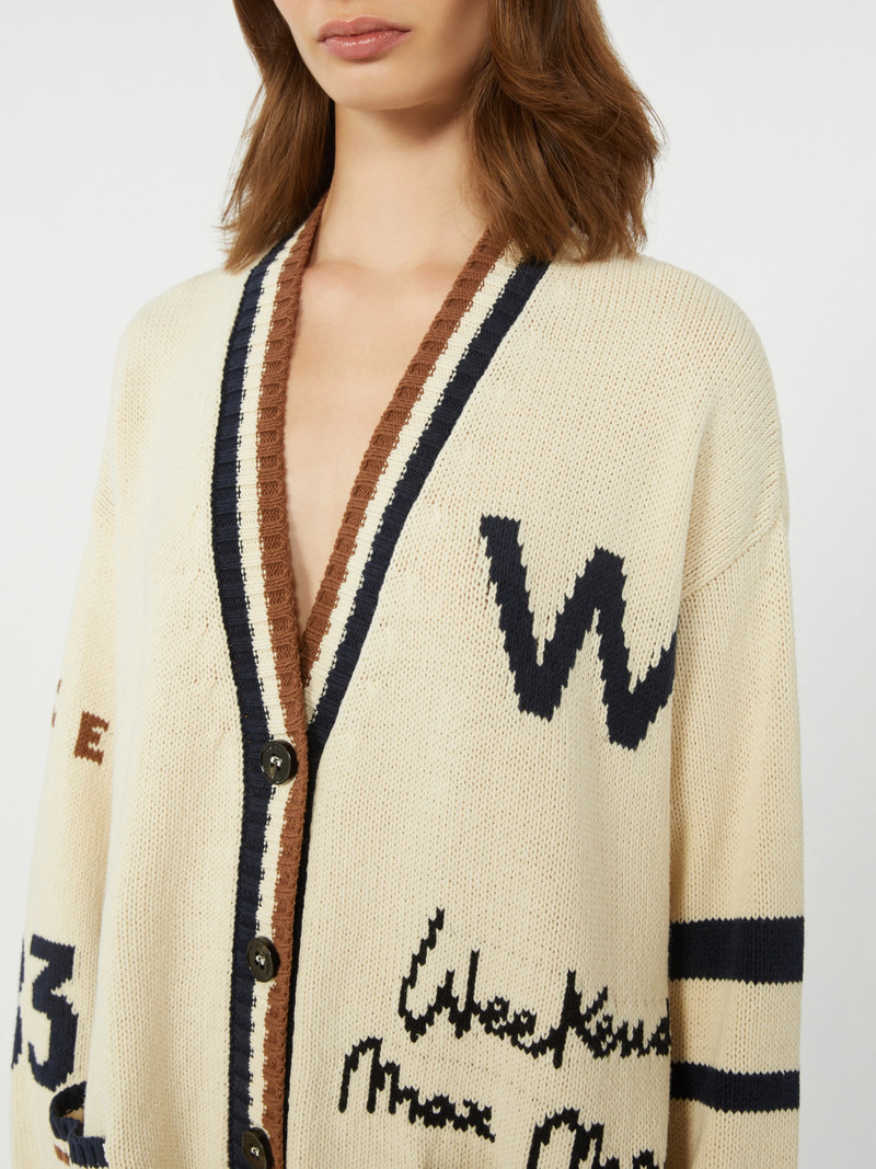 BLASONE Oversized cotton-blend cardigan - BLACK 6