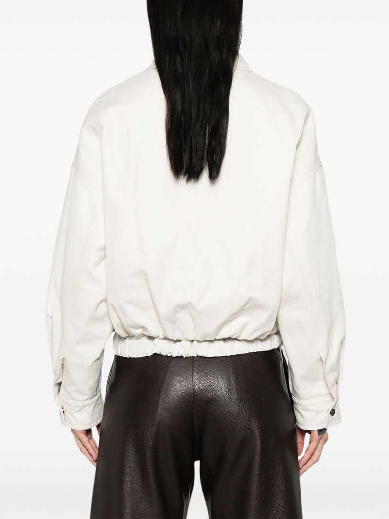 zipped pocketed bomber jacket 4