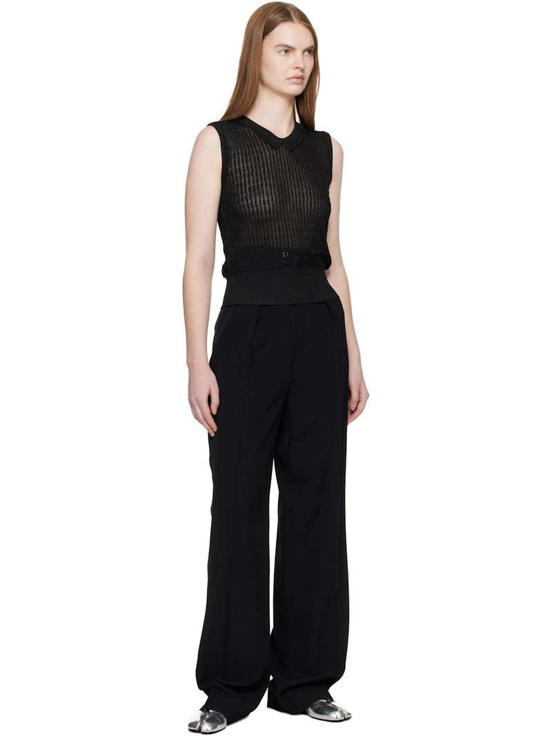 Maison Margiela Black Knit Vest outlook