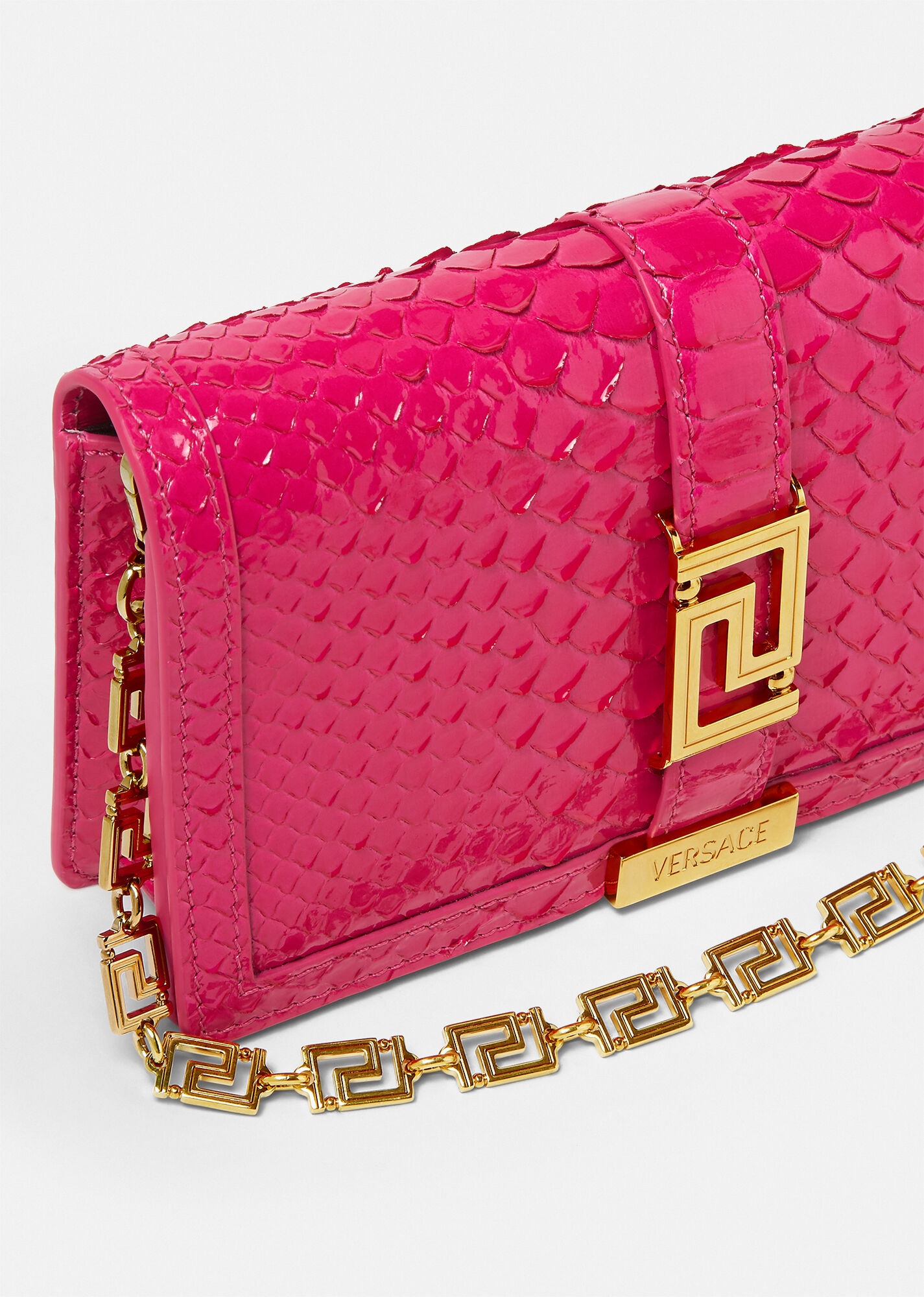 Greca Goddess Python Mini Bag - 5