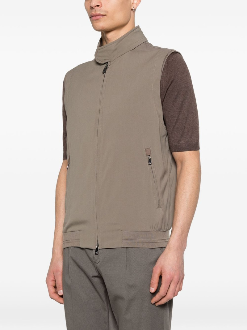 zip sleeveless gilet 3