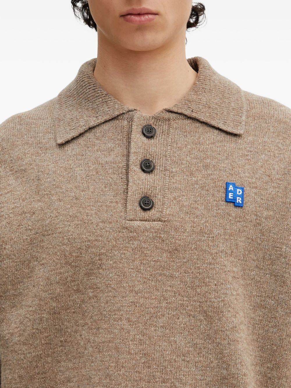 buttoned polo-neck sweater - 4