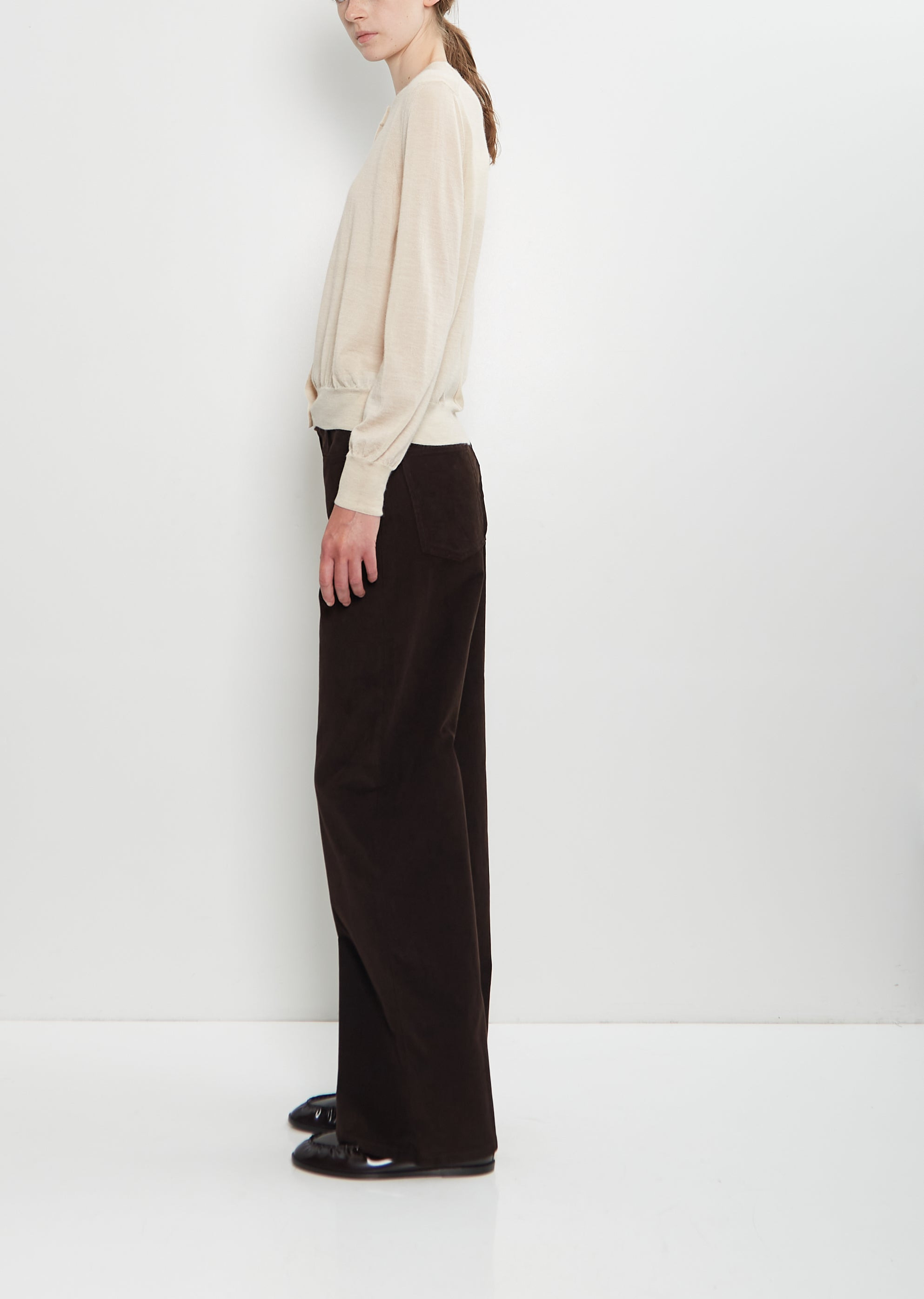 Battersea Cashmere Cardigan — Sand - 2