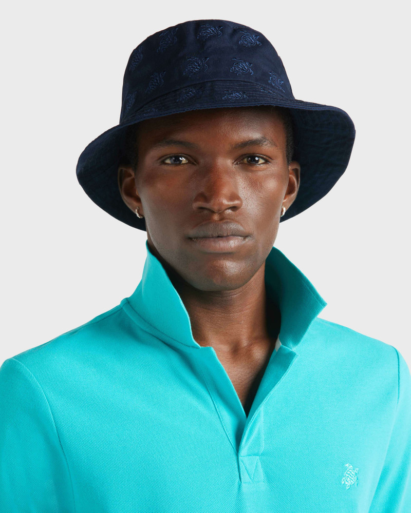 Embroidered Bucket Hat Turtles All Over 5