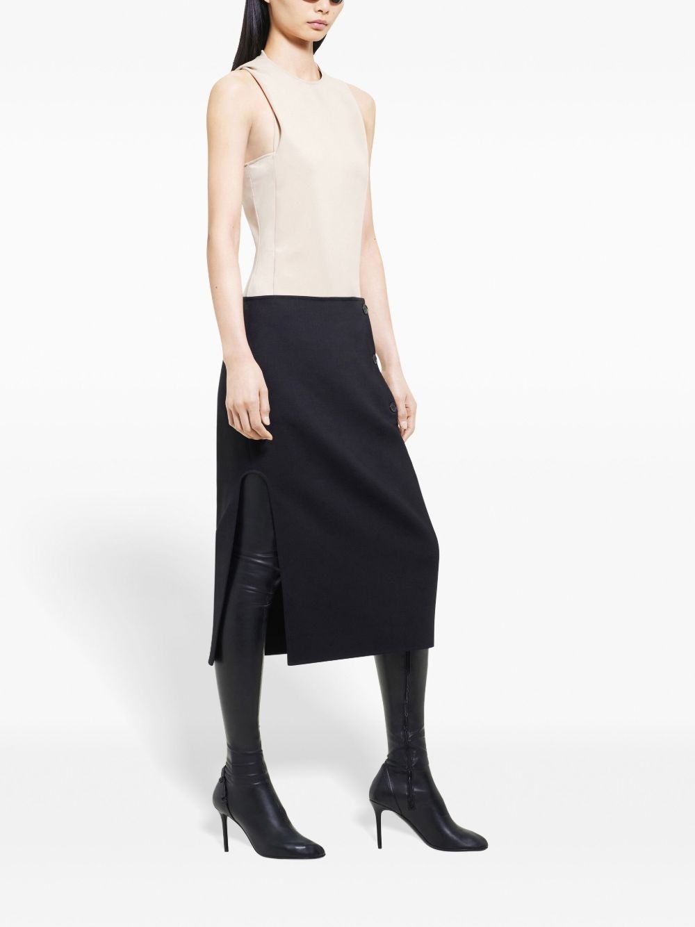 Illusion hooded bodysuit - 3