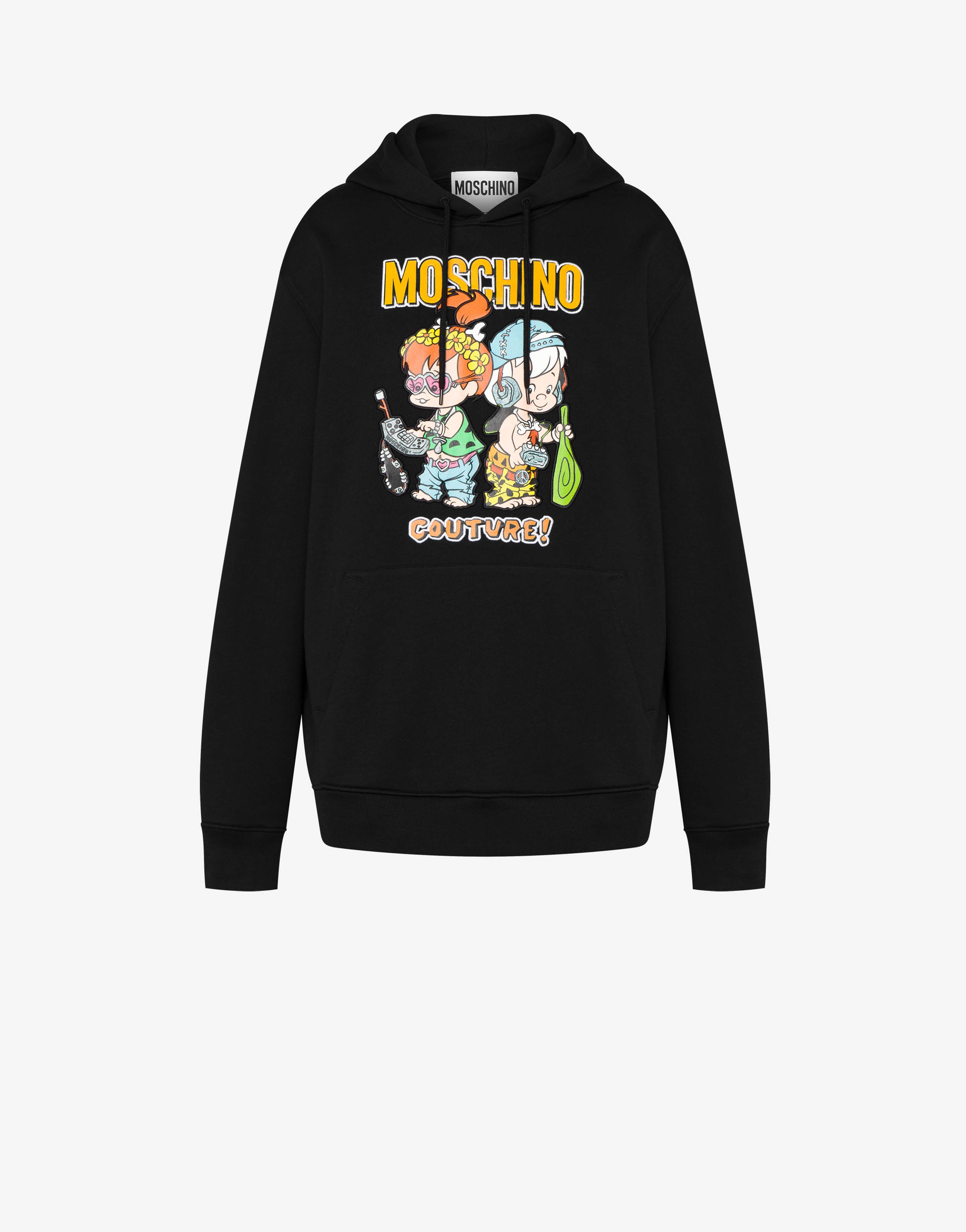 MOSCHINO X THE FLINTSTONES™ HOODED SWEATSHIRT - 1