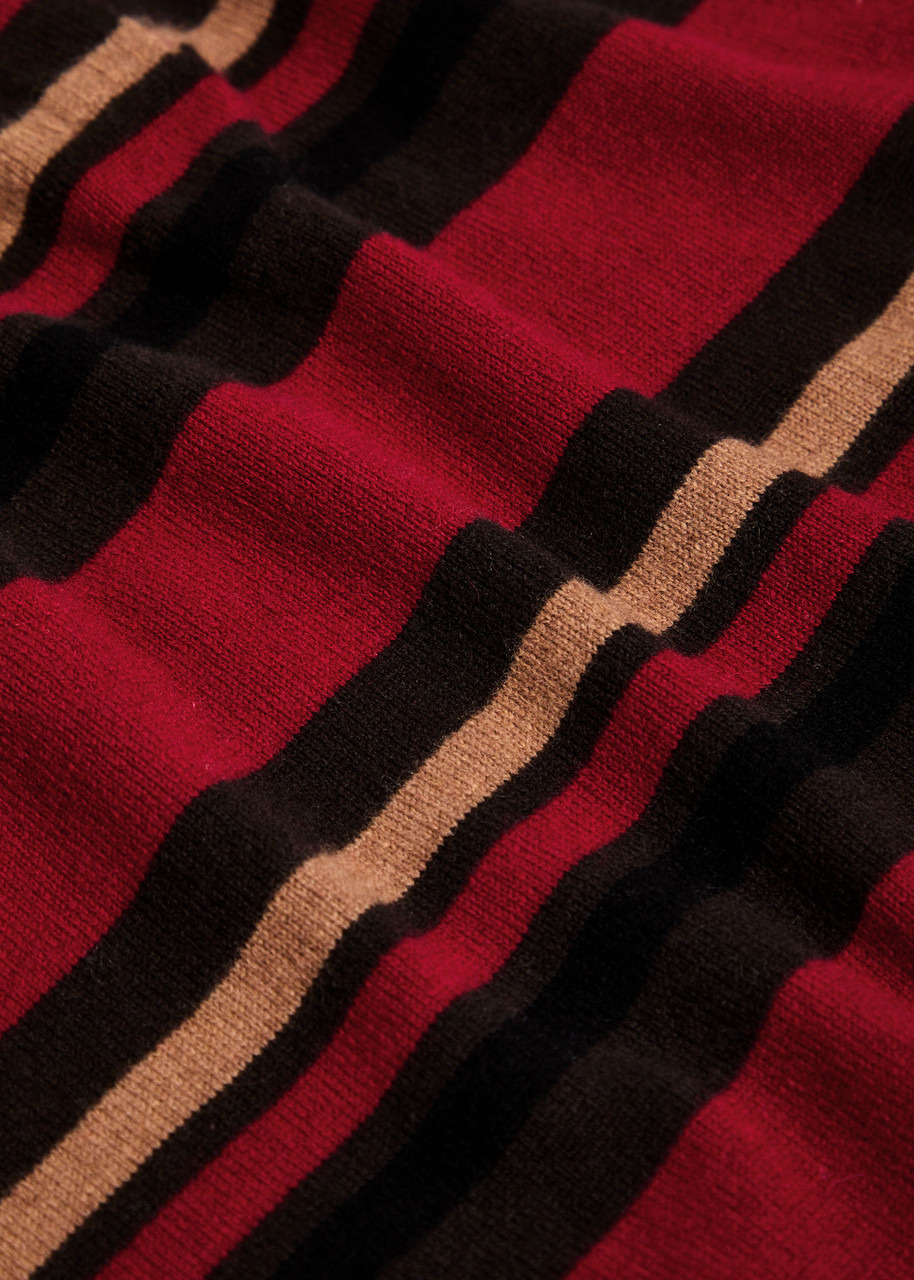 Guest In Residence Striped Cashmere Polo top - 5