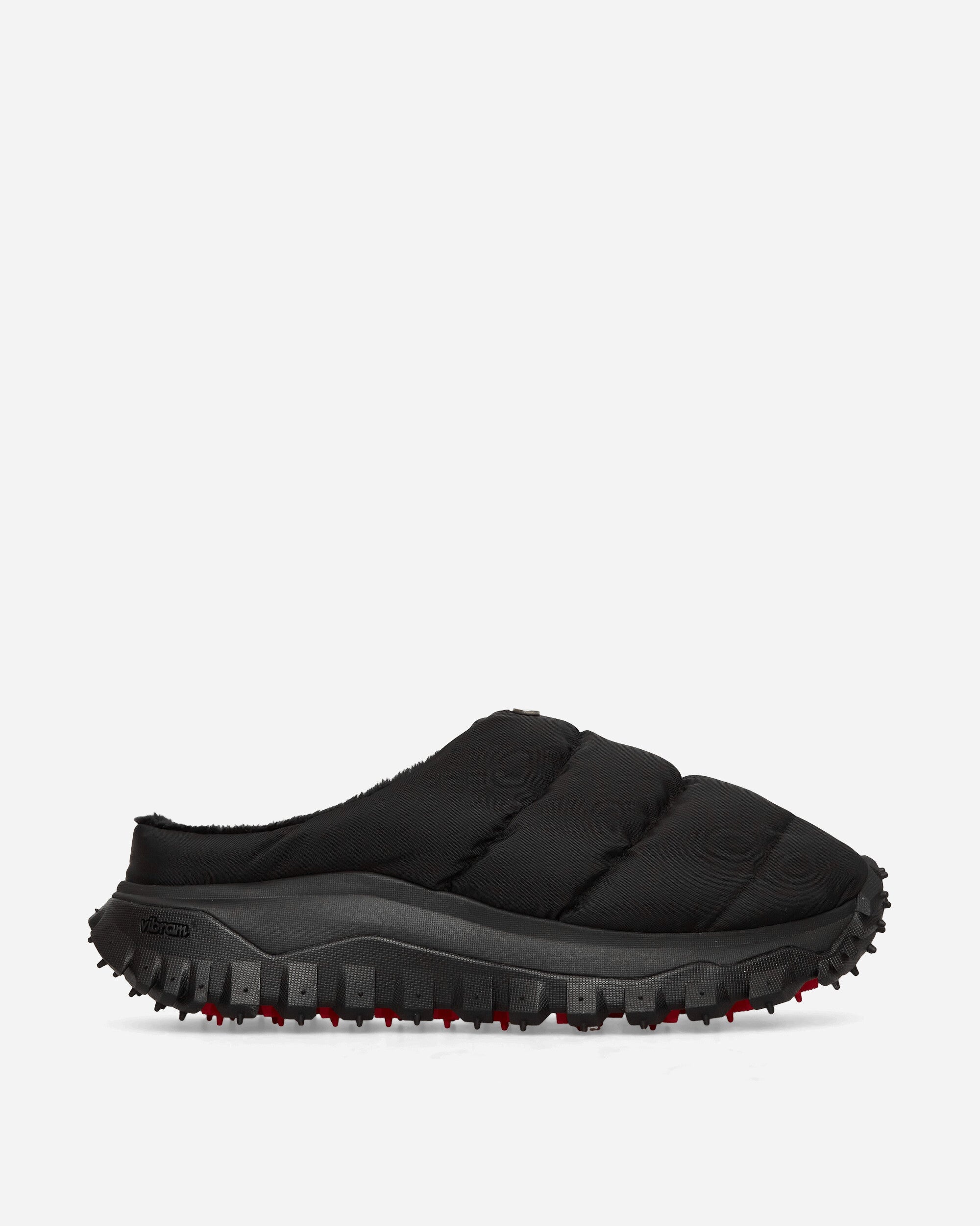 6 Moncler 1017 ALYX 9SM Puffer Trail Slides Black - 1