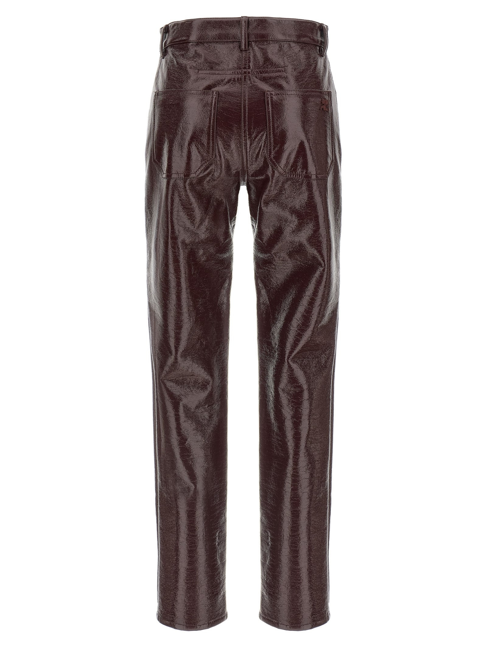 Courreges Women 'Reedition Vinyl' Pants - 2