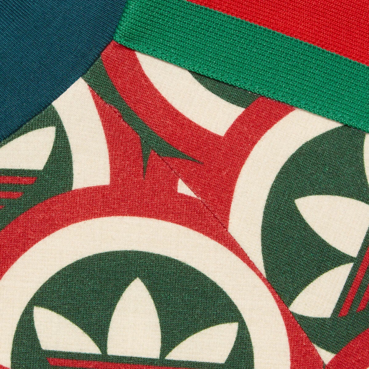 adidas x Gucci Trefoil print T-shirt - 5