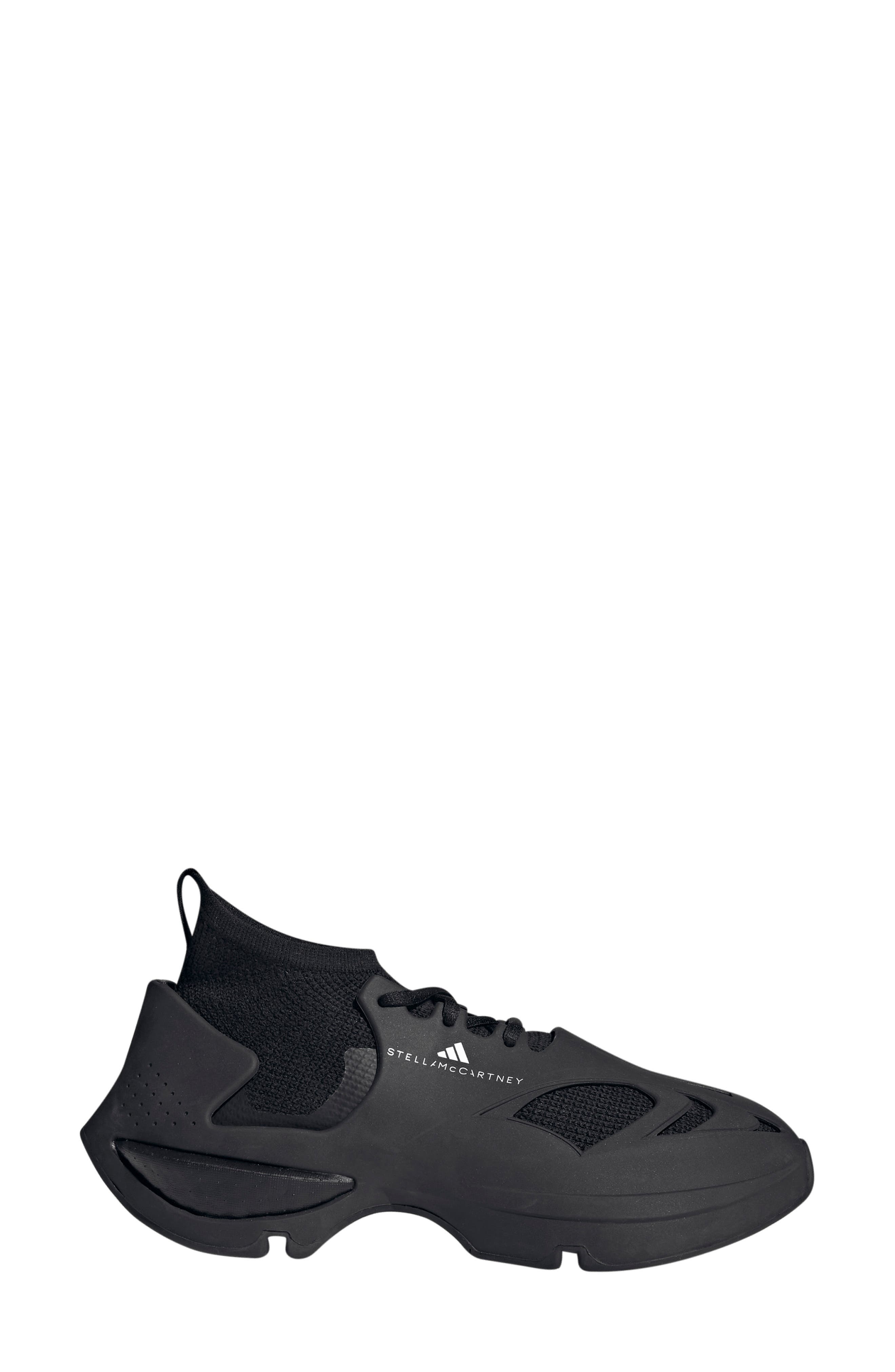 adidas by Stella McCartney ASMC Sportswear Run Sneaker in Core Black/white/black at Nordstrom - 4