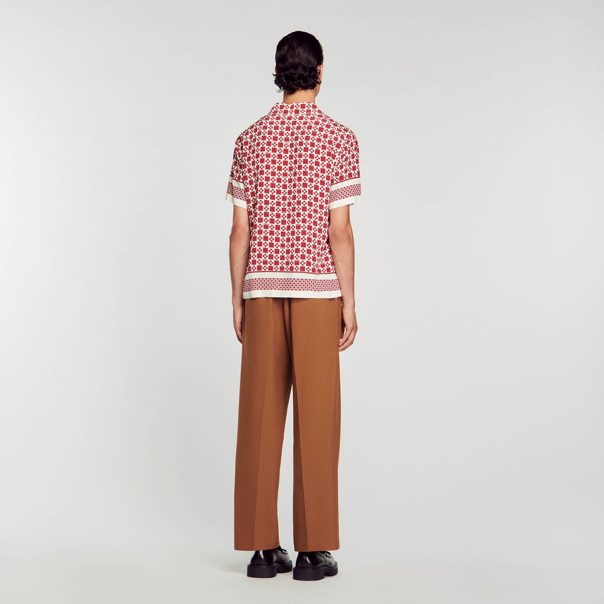 SHORT-SLEEVE SQUARE CROSS SHIRT - 6