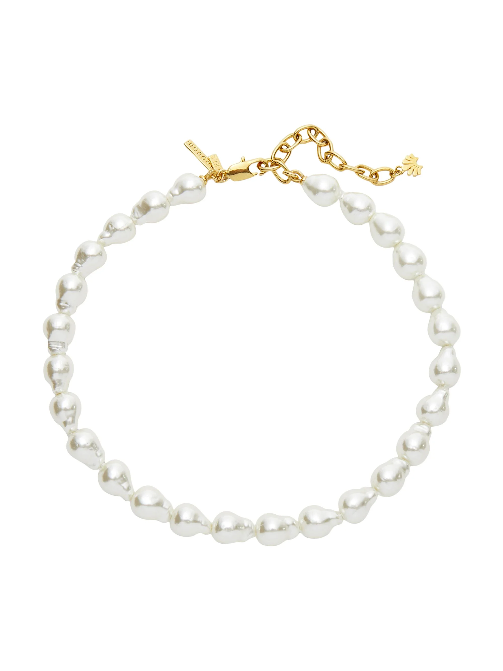 Women's Goldtone & Glass Pearls Necklace - Pearl - 1