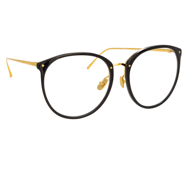 LINDA FARROW THE KINGS | OVERSIZED OPTICAL FRAME IN BLACK (C7) outlook