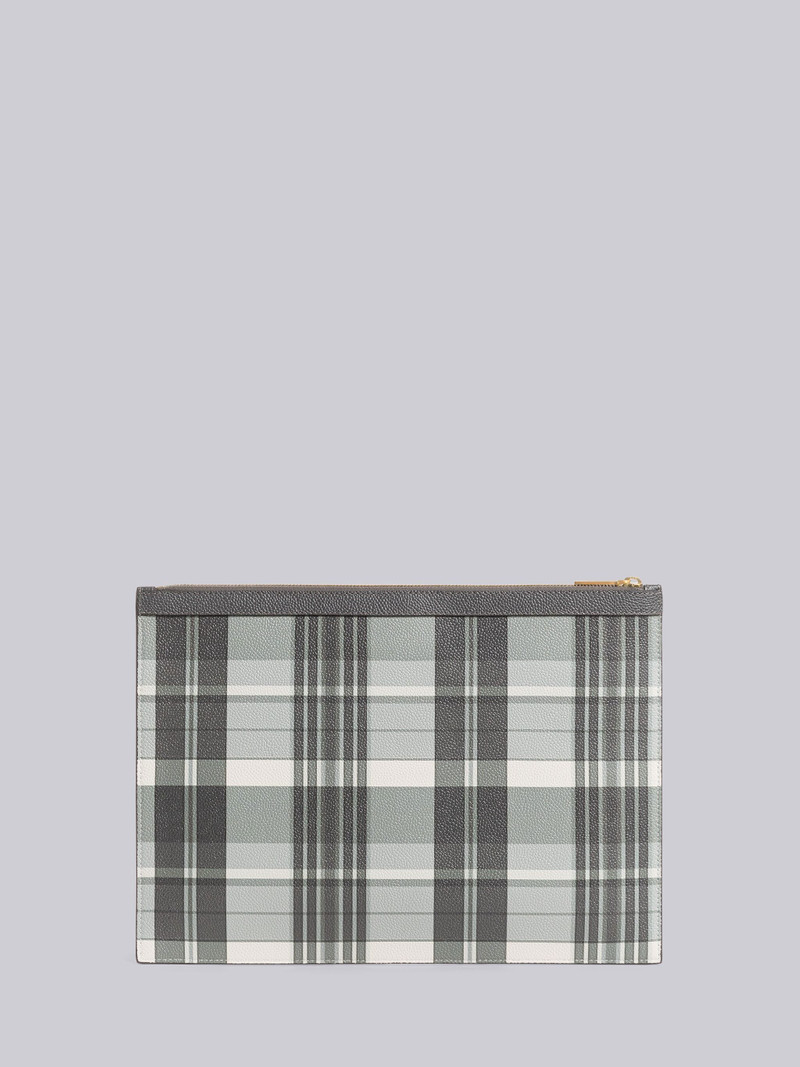 PEBBLE GRAIN MADRAS 4-BAR MEDIUM DOCUMENT HOLDER 3